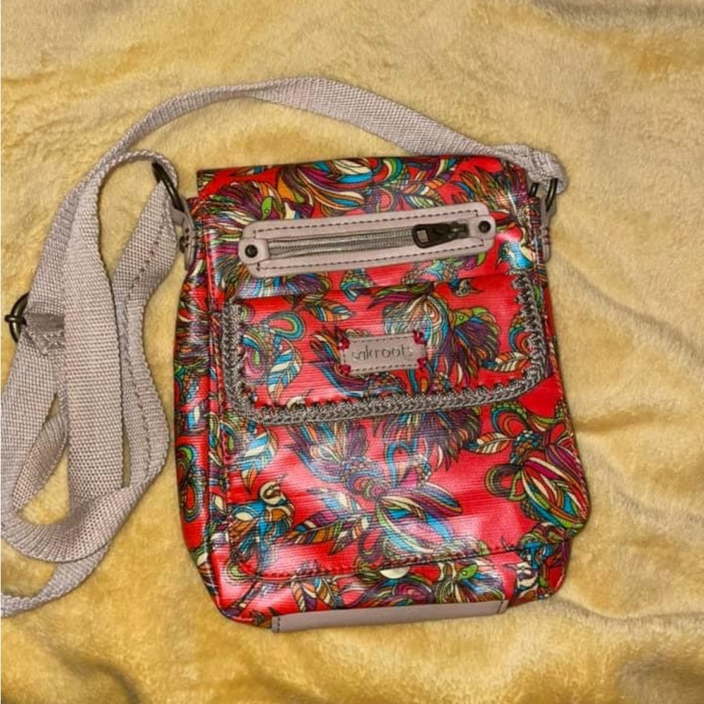 Multi colored crossbody bag